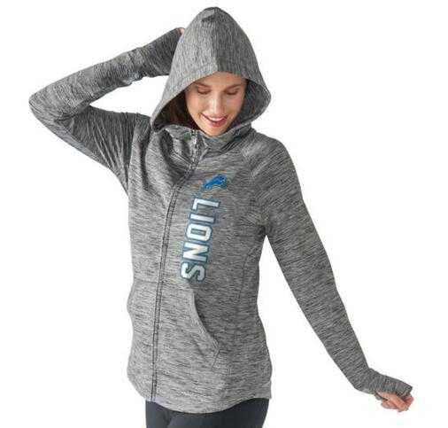 Women's Detroit Lions G III 4Her by Carl Banks Recovery Full Zip Hoodie Heathered Gray FengYun,We sell and wholesale Women's Detroit Lions G III 4Her by Carl Banks Recovery Full Zip Hoodie Heathered Gray FengYun on line form chian!