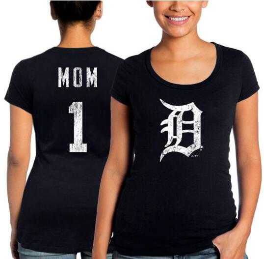 Women's Detroit Tigers Majestic Threads Mother's Day #1 Mom T-Shirt - Navy Blue FengYun,We sell and wholesale Women's Detroit Tigers Majestic Threads Mother's Day #1 Mom T-Shirt - Navy Blue FengYun on line form chian!