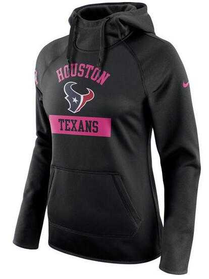 Women's Houston Texans Nike Breast Cancer Awareness Circuit Performance Pullover Hoodie - Black FengYun,We sell and wholesale Women's Houston Texans Nike Breast Cancer Awareness Circuit Performance Pullover Hoodie - Black FengYun on line form chian!