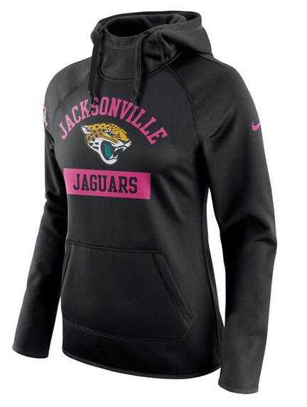 Women's Jacksonville Jaguars Nike Breast Cancer Awareness Circuit Performance Pullover Hoodie - Black FengYun,We sell and wholesale Women's Jacksonville Jaguars Nike Breast Cancer Awareness Circuit Performance Pullover Hoodie - Black FengYun on line form chian!