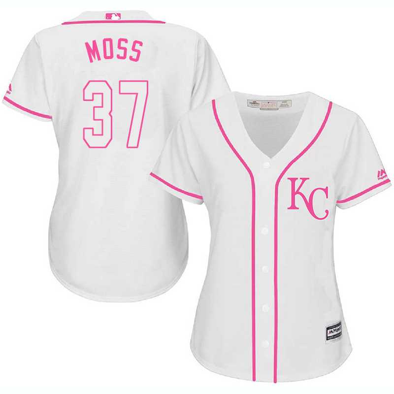 Women's Kansas City Royals #37 Brandon Moss White Pink New Cool Base Jersey,We sell and wholesale Women's Kansas City Royals #37 Brandon Moss White Pink New Cool Base Jersey on line form chian!