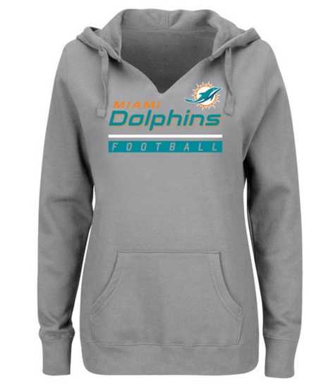 Women's Miami Dolphins Majestic Self-Determination Pullover Hoodie - Heather Gray FengYun,We sell and wholesale Women's Miami Dolphins Majestic Self-Determination Pullover Hoodie - Heather Gray FengYun on line form chian!
