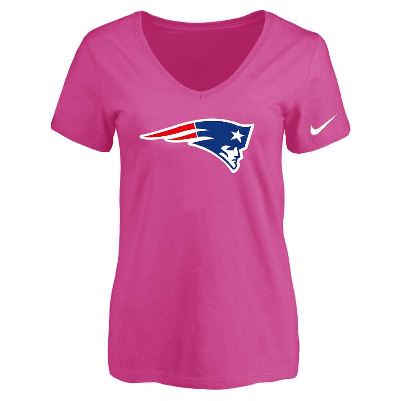 Women's New England Patriots Peach Logo V neck T-Shirt FengYun,We sell and wholesale Women's New England Patriots Peach Logo V neck T-Shirt FengYun on line form chian!