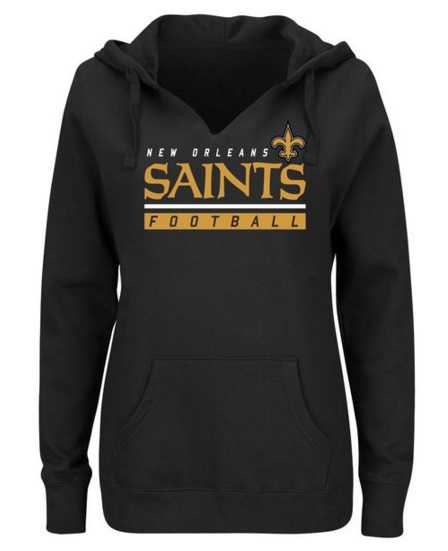 Women's New Orleans Saints Majestic Self-Determination Pullover Hoodie - Black FengYun,We sell and wholesale Women's New Orleans Saints Majestic Self-Determination Pullover Hoodie - Black FengYun on line form chian!