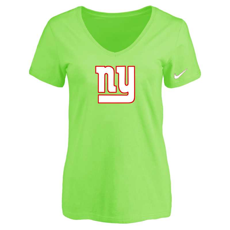Women's New York Giants L.Green Logo V neck T-Shirt FengYun,We sell and wholesale Women's New York Giants L.Green Logo V neck T-Shirt FengYun on line form chian!