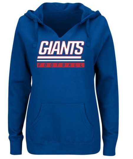 Women's New York Giants Majestic Self-Determination Pullover Hoodie - Royal FengYun,We sell and wholesale Women's New York Giants Majestic Self-Determination Pullover Hoodie - Royal FengYun on line form chian!
