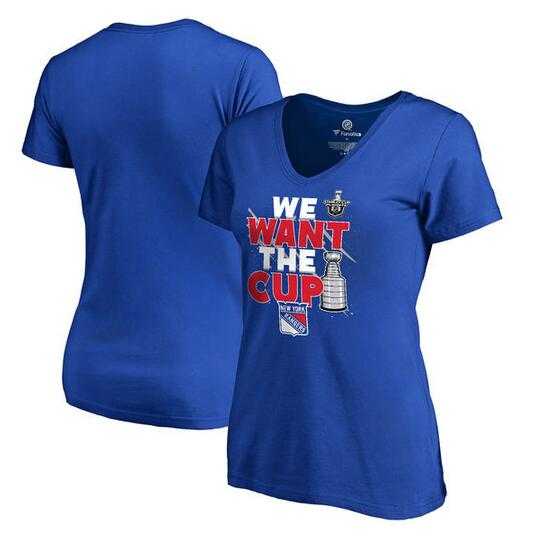Women's New York Rangers Fanatics Branded 2017 NHL Stanley Cup Playoff Participant Blue Line Plus Size V Neck T Shirt Royal FengYun,We sell and wholesale Women's New York Rangers Fanatics Branded 2017 NHL Stanley Cup Playoff Participant Blue Line Plus Size V Neck T Shirt Royal FengYun on line form chian!
