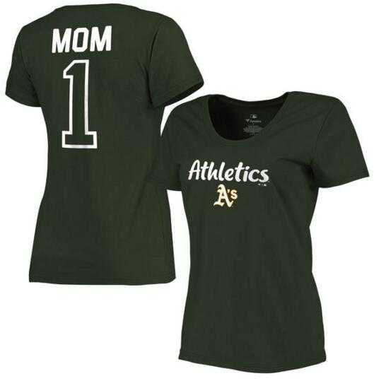 Women's Oakland Athletics 2017 Mother's Day #1 Mom Plus Size T-Shirt - Green FengYun,We sell and wholesale Women's Oakland Athletics 2017 Mother's Day #1 Mom Plus Size T-Shirt - Green FengYun on line form chian!