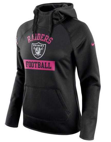 Women's Oakland Raiders Nike Breast Cancer Awareness Circuit Performance Pullover Hoodie - Black FengYun,We sell and wholesale Women's Oakland Raiders Nike Breast Cancer Awareness Circuit Performance Pullover Hoodie - Black FengYun on line form chian!