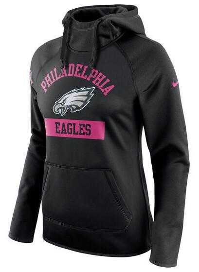 Women's Philadelphia Eagles Nike Breast Cancer Awareness Circuit Performance Pullover Hoodie - Black FengYun,We sell and wholesale Women's Philadelphia Eagles Nike Breast Cancer Awareness Circuit Performance Pullover Hoodie - Black FengYun on line form chian!