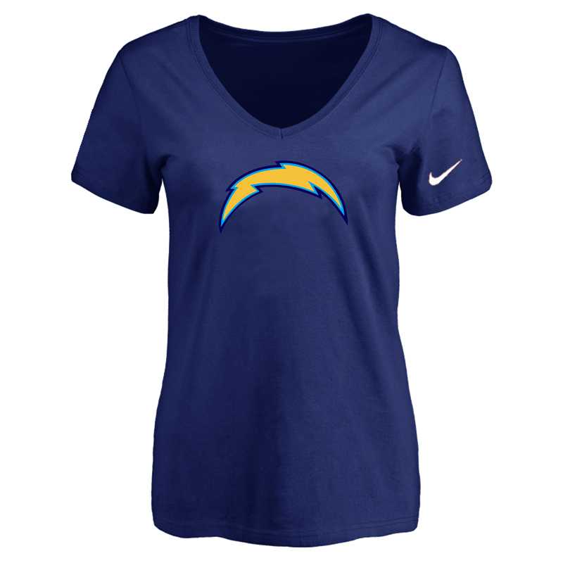 Women's San Diego Chargers D.Blue Logo V neck T-Shirt FengYun,We sell and wholesale Women's San Diego Chargers D.Blue Logo V neck T-Shirt FengYun on line form chian!