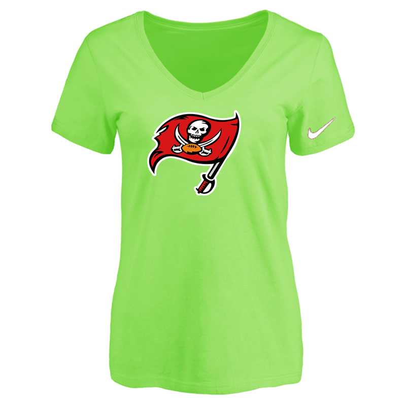 Women's Tampa Bay Buccaneers L.Green Logo V neck T-Shirt FengYun,We sell and wholesale Women's Tampa Bay Buccaneers L.Green Logo V neck T-Shirt FengYun on line form chian!