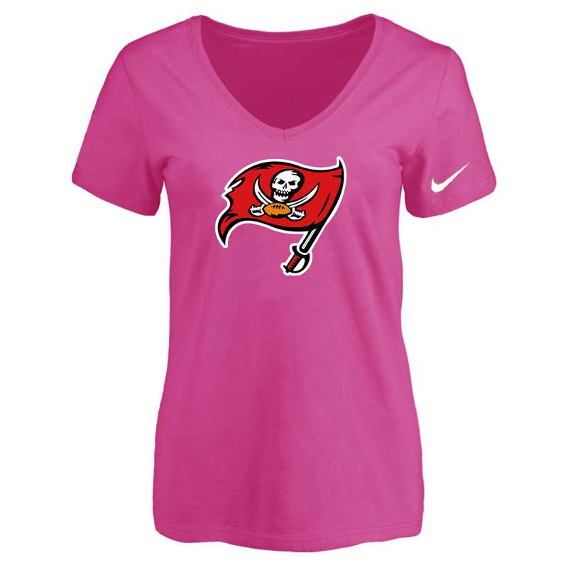 Women's Tampa Bay Buccaneers Peach Logo V neck T-Shirt FengYun,We sell and wholesale Women's Tampa Bay Buccaneers Peach Logo V neck T-Shirt FengYun on line form chian!