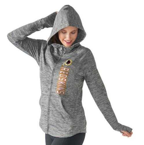 Women's Washington Redskins G III 4Her by Carl Banks Recovery Full Zip Hoodie Heathered Gray FengYun,We sell and wholesale Women's Washington Redskins G III 4Her by Carl Banks Recovery Full Zip Hoodie Heathered Gray FengYun on line form chian!