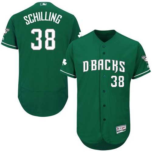 Arizona Diamondbacks #38 Curt Schilling Green Celtic Flexbase Stitched Jersey DingZhi,We sell and wholesale Arizona Diamondbacks #38 Curt Schilling Green Celtic Flexbase Stitched Jersey DingZhi on line form chian!