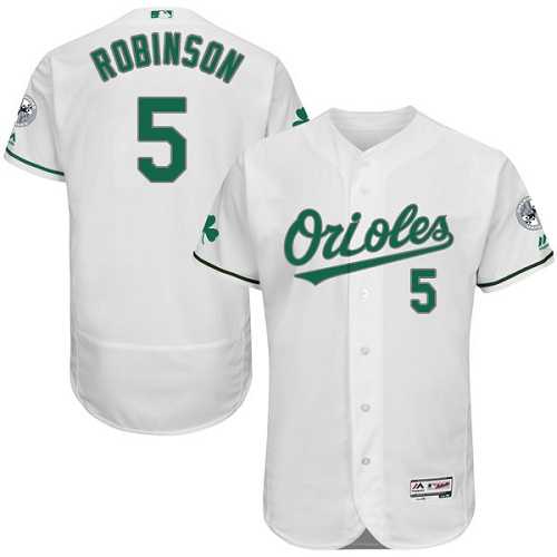 Baltimore Orioles #5 Brooks Robinson White St. Patrick's Day Flexbase Stitched Jersey DingZhi,We sell and wholesale Baltimore Orioles #5 Brooks Robinson White St. Patrick's Day Flexbase Stitched Jersey DingZhi on line form chian!