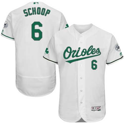 Baltimore Orioles #6 Jonathan Schoop White St. Patrick's Day Flexbase Stitched Jersey DingZhi,We sell and wholesale Baltimore Orioles #6 Jonathan Schoop White St. Patrick's Day Flexbase Stitched Jersey DingZhi on line form chian!