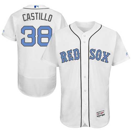 Boston Red Sox #38 Rusney Castillo White Father's Day Flexbase Stitched Jersey DingZhi,We sell and wholesale Boston Red Sox #38 Rusney Castillo White Father's Day Flexbase Stitched Jersey DingZhi on line form chian!
