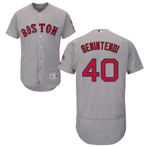 Boston Red Sox #40 Andrew Benintendi Gray Flexbase Stitched Jersey DingZhi,We sell and wholesale Boston Red Sox #40 Andrew Benintendi Gray Flexbase Stitched Jersey DingZhi on line form chian!
