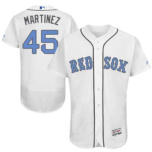 Boston Red Sox #45 Pedro Martinez White Father's Day Flexbase Stitched Jersey DingZhi,We sell and wholesale Boston Red Sox #45 Pedro Martinez White Father's Day Flexbase Stitched Jersey DingZhi on line form chian!