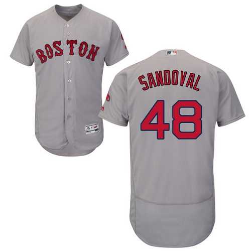Boston Red Sox #48 Pablo Sandoval Gray Flexbase Stitched Jersey DingZhi,We sell and wholesale Boston Red Sox #48 Pablo Sandoval Gray Flexbase Stitched Jersey DingZhi on line form chian!