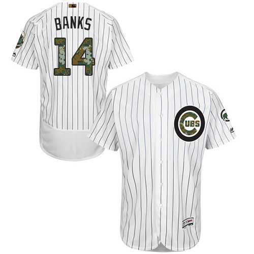 Chicago Cubs #14 Ernie Banks White 2016 Memorial Day Flexbase Stitched Jersey DingZhi,We sell and wholesale Chicago Cubs #14 Ernie Banks White 2016 Memorial Day Flexbase Stitched Jersey DingZhi on line form chian!