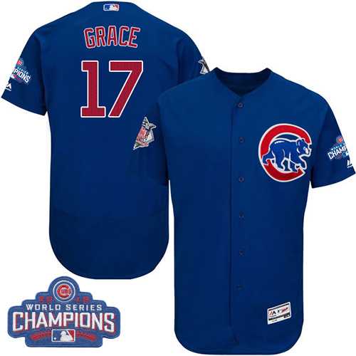 Chicago Cubs #17 Mark Grace Blue 2016 World Series Champions Flexbase Stitched Jersey DingZhi,We sell and wholesale Chicago Cubs #17 Mark Grace Blue 2016 World Series Champions Flexbase Stitched Jersey DingZhi on line form chian!