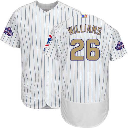 Chicago Cubs #26 Billy Williams White World Series Champions Gold Program Flexbase Stitched Jersey DingZhi,We sell and wholesale Chicago Cubs #26 Billy Williams White World Series Champions Gold Program Flexbase Stitched Jersey DingZhi on line form chian!