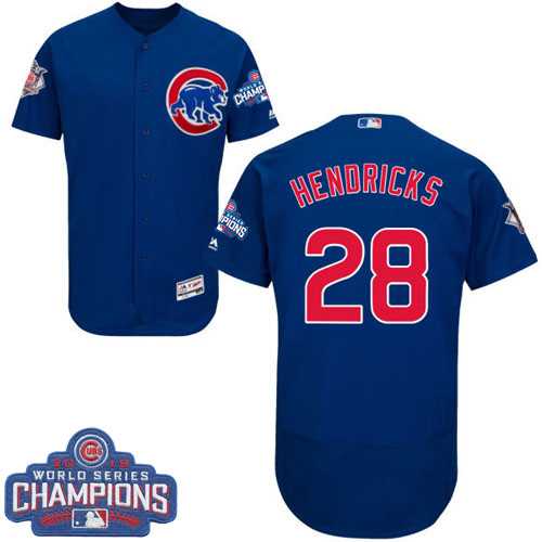 Chicago Cubs #28 Kyle Hendricks Blue 2016 World Series Champions Flexbase Stitched Jersey DingZhi,We sell and wholesale Chicago Cubs #28 Kyle Hendricks Blue 2016 World Series Champions Flexbase Stitched Jersey DingZhi on line form chian!