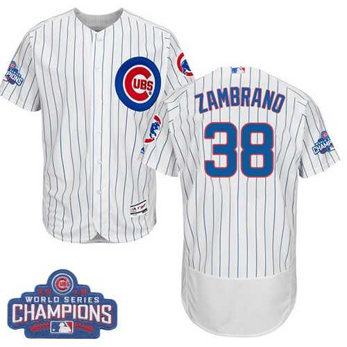 Chicago Cubs #38 Carlos Zambrano White 2016 World Series Champions Flexbase Stitched Jersey DingZhi,We sell and wholesale Chicago Cubs #38 Carlos Zambrano White 2016 World Series Champions Flexbase Stitched Jersey DingZhi on line form chian!