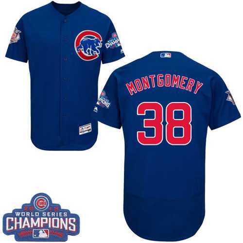 Chicago Cubs #38 Mike Montgomery Blue 2016 World Series Champions Flexbase Stitched Jersey DingZhi,We sell and wholesale Chicago Cubs #38 Mike Montgomery Blue 2016 World Series Champions Flexbase Stitched Jersey DingZhi on line form chian!