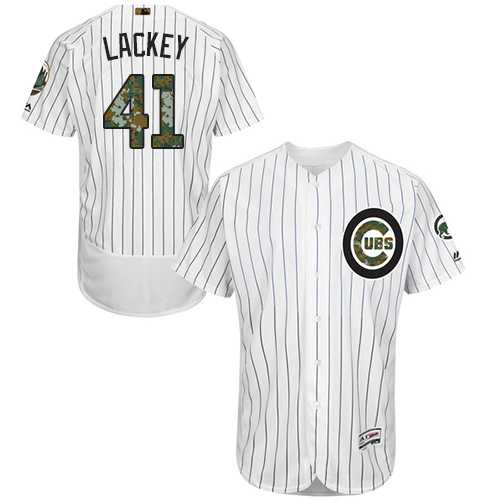Chicago Cubs #41 John Lackey White 2016 Memorial Day Flexbase Stitched Jersey DingZhi,We sell and wholesale Chicago Cubs #41 John Lackey White 2016 Memorial Day Flexbase Stitched Jersey DingZhi on line form chian!