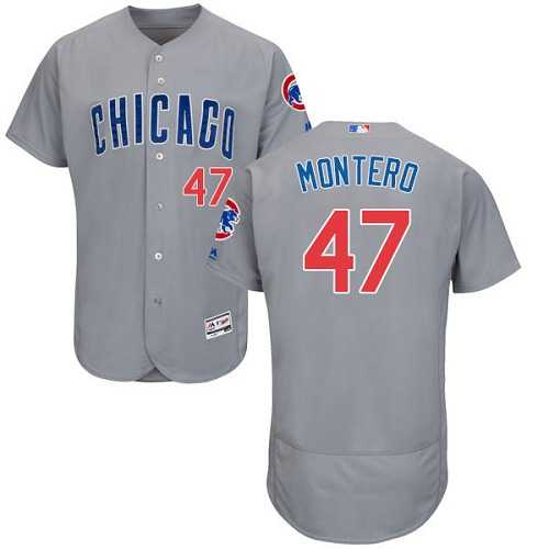 Chicago Cubs #47 Miguel Montero Gray Flexbase Stitched Jersey DingZhi,We sell and wholesale Chicago Cubs #47 Miguel Montero Gray Flexbase Stitched Jersey DingZhi on line form chian!