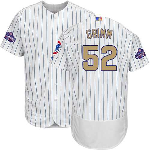 Chicago Cubs #52 Justin Grimm White World Series Champions 2017 Gold Program Flexbase Stitched Jersey DingZhi,We sell and wholesale Chicago Cubs #52 Justin Grimm White World Series Champions 2017 Gold Program Flexbase Stitched Jersey DingZhi on line form chian!