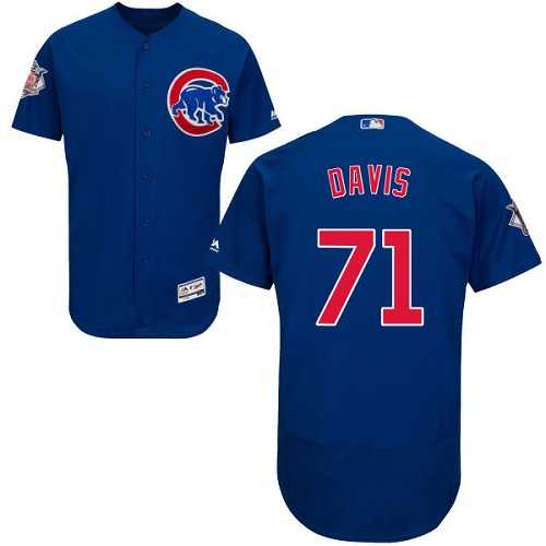 Chicago Cubs #71 Wade Davis Blue Flexbase Stitched Jersey DingZhi,We sell and wholesale Chicago Cubs #71 Wade Davis Blue Flexbase Stitched Jersey DingZhi on line form chian!
