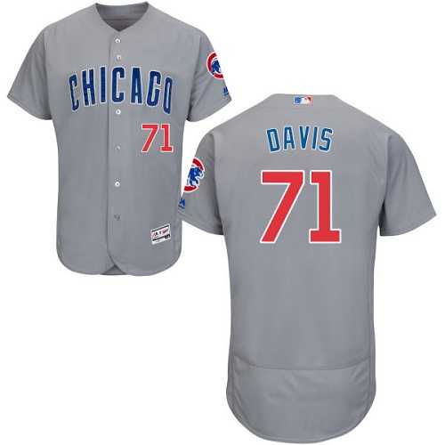 Chicago Cubs #71 Wade Davis Gray Flexbase Stitched Jersey DingZhi,We sell and wholesale Chicago Cubs #71 Wade Davis Gray Flexbase Stitched Jersey DingZhi on line form chian!