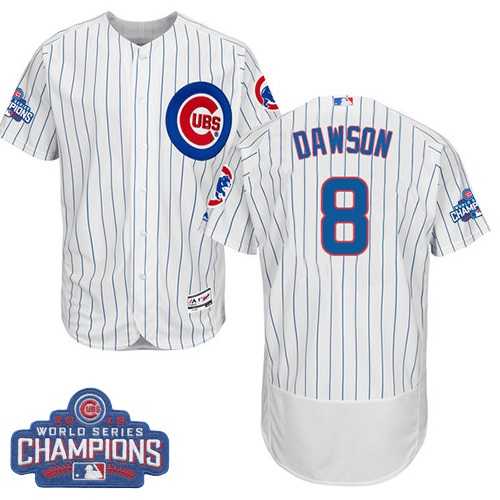 Chicago Cubs #8 Andre Dawson White 2016 World Series Champions Flexbase Stitched Jersey DingZhi,We sell and wholesale Chicago Cubs #8 Andre Dawson White 2016 World Series Champions Flexbase Stitched Jersey DingZhi on line form chian!