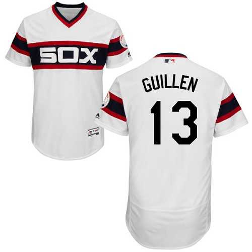 Chicago White Sox #13 Ozzie Guillen White Cooperstown Collection Flexbase Stitched Jersey DingZhi,We sell and wholesale Chicago White Sox #13 Ozzie Guillen White Cooperstown Collection Flexbase Stitched Jersey DingZhi on line form chian!