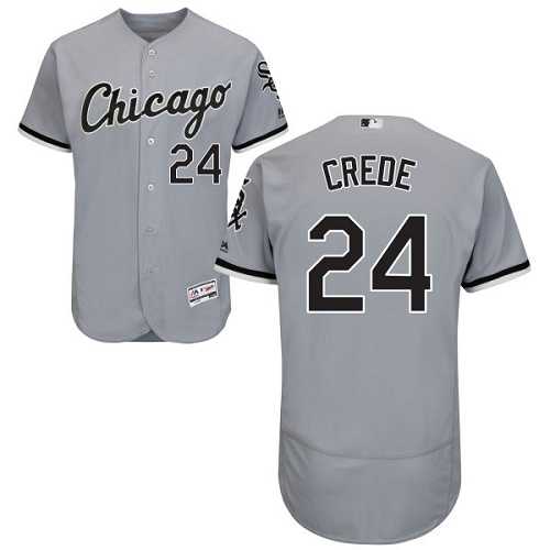 Chicago White Sox #24 Joe Crede Gray Flexbase Stitched Jersey DingZhi,We sell and wholesale Chicago White Sox #24 Joe Crede Gray Flexbase Stitched Jersey DingZhi on line form chian!