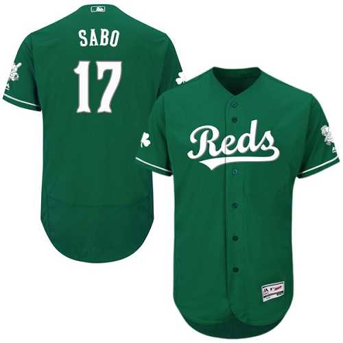 Cincinnati Reds #17 Chris Sabo Green Celtic Flexbase Stitched Jersey DingZhi,We sell and wholesale Cincinnati Reds #17 Chris Sabo Green Celtic Flexbase Stitched Jersey DingZhi on line form chian!