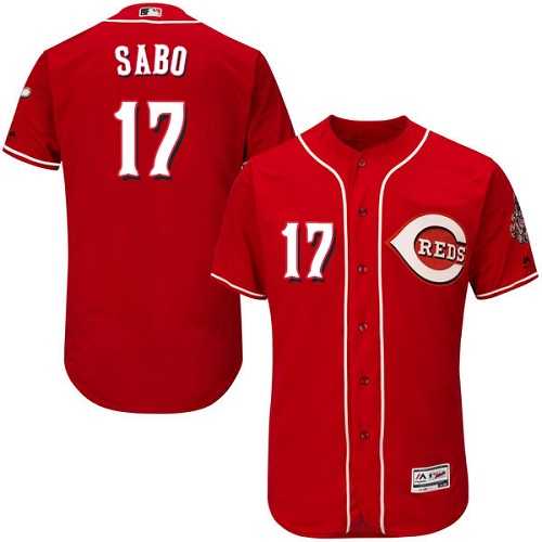 Cincinnati Reds #17 Chris Sabo Red Flexbase Stitched Jersey DingZhi,We sell and wholesale Cincinnati Reds #17 Chris Sabo Red Flexbase Stitched Jersey DingZhi on line form chian!