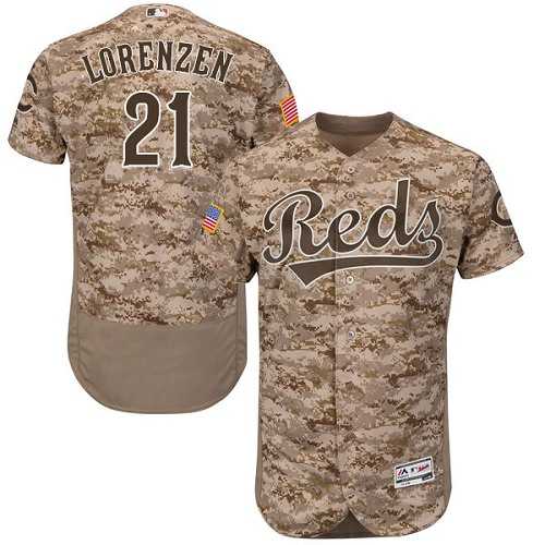 Cincinnati Reds #21 Michael Lorenzen Camo Flexbase Stitched Jersey DingZhi,We sell and wholesale Cincinnati Reds #21 Michael Lorenzen Camo Flexbase Stitched Jersey DingZhi on line form chian!