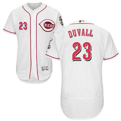 Cincinnati Reds #23 Adam Duvall White Flexbase Stitched Jersey DingZhi,We sell and wholesale Cincinnati Reds #23 Adam Duvall White Flexbase Stitched Jersey DingZhi on line form chian!