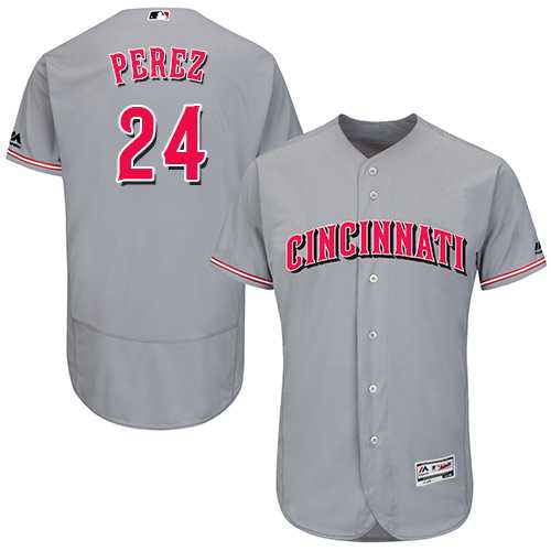 Cincinnati Reds #24 Tony Perez Gray Flexbase Stitched Jersey DingZhi,We sell and wholesale Cincinnati Reds #24 Tony Perez Gray Flexbase Stitched Jersey DingZhi on line form chian!