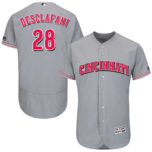 Cincinnati Reds #28 Anthony Desclafani Gray Flexbase Stitched Jersey DingZhi,We sell and wholesale Cincinnati Reds #28 Anthony Desclafani Gray Flexbase Stitched Jersey DingZhi on line form chian!