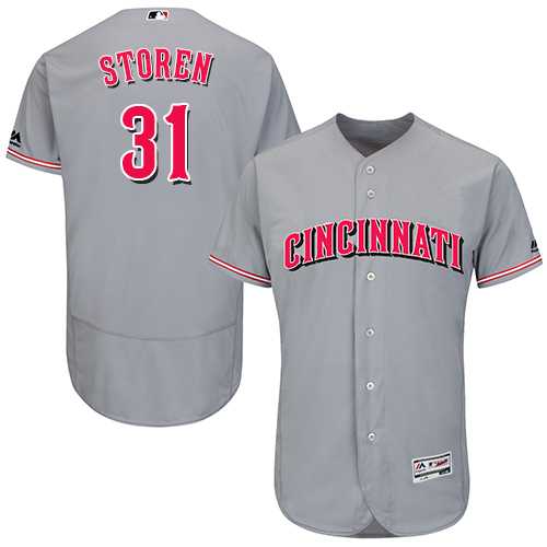 Cincinnati Reds #31 Drew Storen Gray Flexbase Stitched Jersey DingZhi,We sell and wholesale Cincinnati Reds #31 Drew Storen Gray Flexbase Stitched Jersey DingZhi on line form chian!