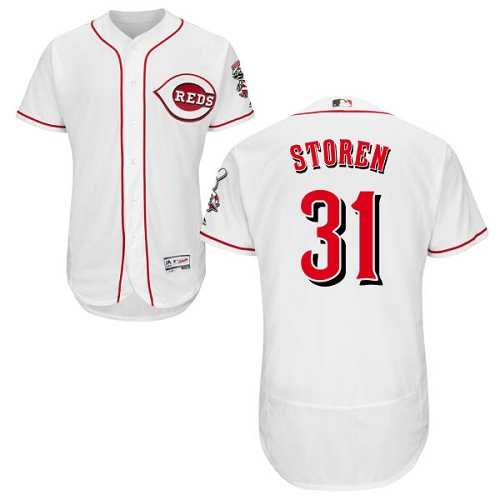 Cincinnati Reds #31 Drew Storen White Flexbase Stitched Jersey DingZhi,We sell and wholesale Cincinnati Reds #31 Drew Storen White Flexbase Stitched Jersey DingZhi on line form chian!