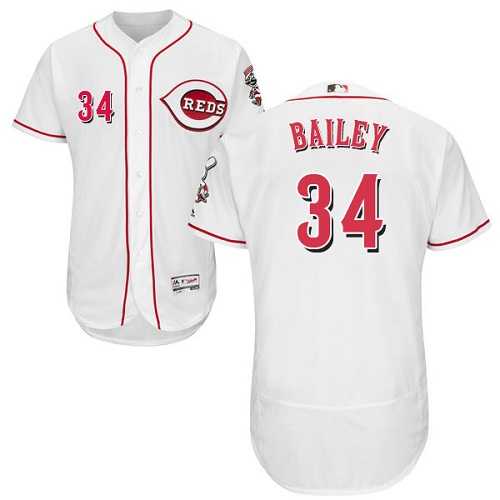 Cincinnati Reds #34 Homer Bailey White Flexbase Stitched Jersey DingZhi,We sell and wholesale Cincinnati Reds #34 Homer Bailey White Flexbase Stitched Jersey DingZhi on line form chian!