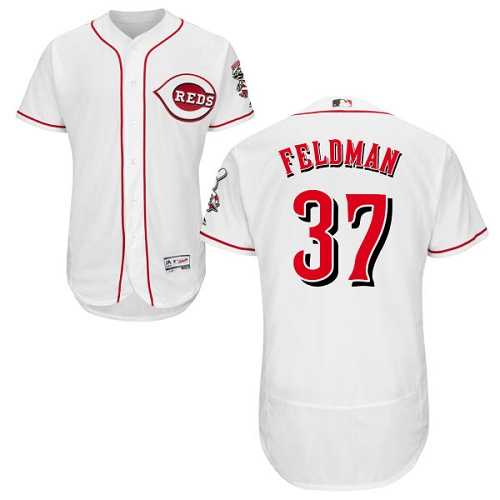 Cincinnati Reds #37 Scott Feldman White Flexbase Stitched Jersey DingZhi,We sell and wholesale Cincinnati Reds #37 Scott Feldman White Flexbase Stitched Jersey DingZhi on line form chian!