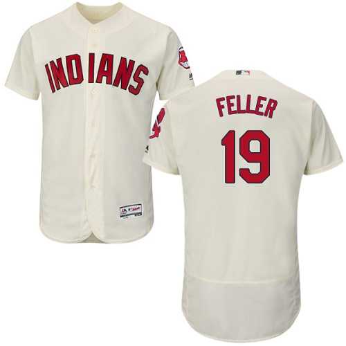 Cleveland Indians #19 Bob Feller Cream Flexbase Stitched Jersey DingZhi,We sell and wholesale Cleveland Indians #19 Bob Feller Cream Flexbase Stitched Jersey DingZhi on line form chian!